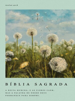 cover image of Bíblia NVI com Espaço para Anotações, Letra Grande, Tecido, Dente-de-leão